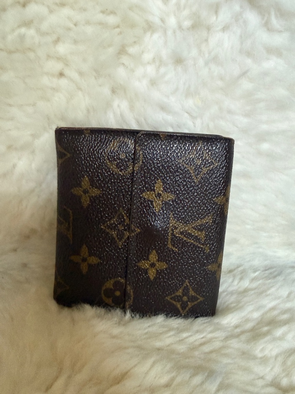 Louis Vuitton Monogram Canvas Compact Wallet - Brown with Gold Monogram